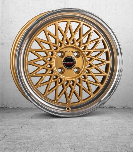 BORBET B- gold rim polished 4-loch 2