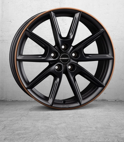 LX18 black matt copper rim 02